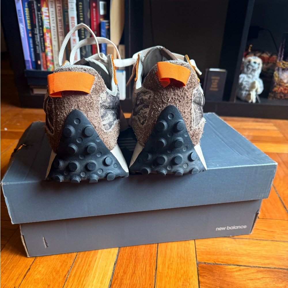 Atmos X New Balance Men's Sneakers in Orange, Black, Brown Camo - Picture 2 of 6
